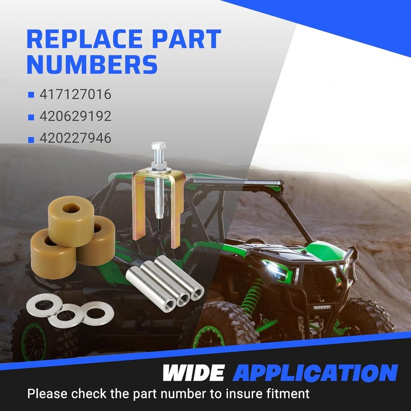 loosoo 420629192 Secondary Clutch Roller Kit & Roller Pin Extractor Removal Tool Compatible with 2015-2023 Can-Am Maverick/Defender/Traxter X3 HD8 HD10 XMR XTP DPS TURBO Transmission Driven Pulley - Image 4